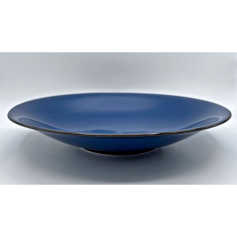 Rare Vtg Lindt-Stymeist Lapis 12" Serving Bowl Deep Round Bowl Japan Retired